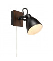Spot Native Wood Brown 1 bulb 18.5cm