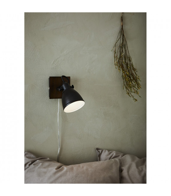 Spot Native Wood Brown 1 bulb 18.5cm