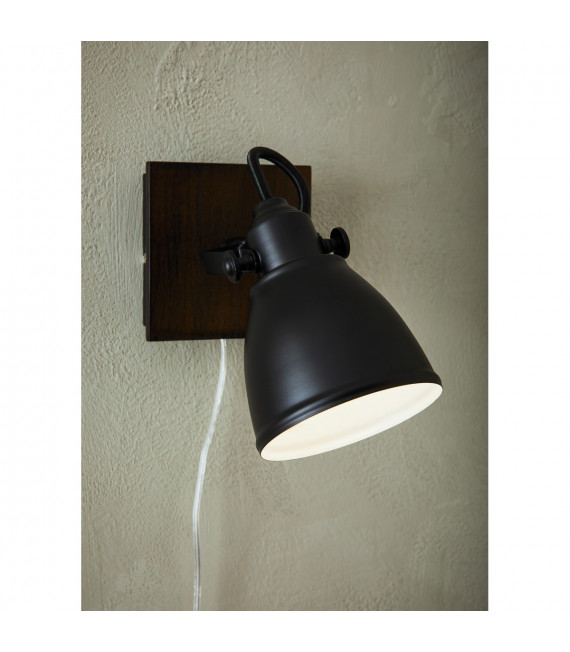 Spot Native Wood Brown 1 bulb 18.5cm