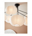 Ceiling lamp Galaxy Black Metal 7 bulbs 85cm