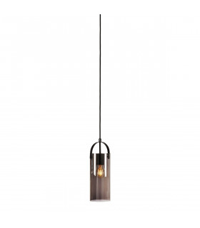 Suspension design Glory Métal Noir 1 ampoule 35cm
