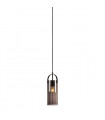 Suspension design Glory Métal Noir 1 ampoule 35cm