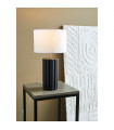 Lampe de table Column Céramique Noir 1 ampoule 44cm