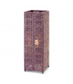 Table lamp Agra Purple Metal 1 bulb 33.5cm