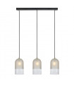 Pendant Cope Black Metal 3 bulbs 27cm