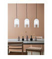 Pendant Cope Black Metal 3 bulbs 27cm