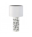 Family table lamp White ceramic 1 bulb 61.5cm