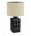 Lampe de table Cuscini Céramique Noir 1 ampoule 42,5cm