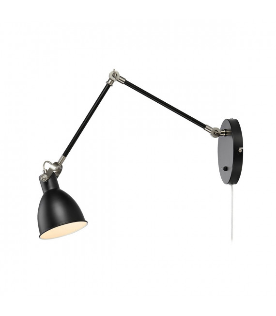 Applique murale House Métal Noir 1 ampoule 18cm