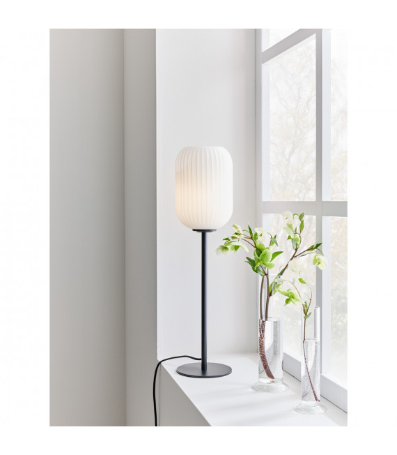 Globe table lamp Cava Metal Black 1 bulb 55cm