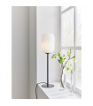 Globe table lamp Cava Metal Black 1 bulb 55cm
