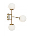 Trinity Brass Metal wall light 3 bulbs 60cm