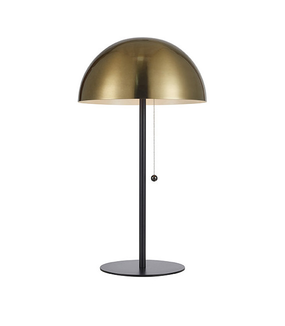Dome table lamp Black Metal 2 bulbs 54.5cm