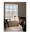Dome table lamp Black Metal 2 bulbs 54.5cm