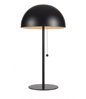Lampe de table Dome Métal Noir 2 ampoules 54,5cm