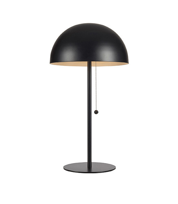 Lampada da tavolo Dome Black Metal 2 lampadine 54,5 cm