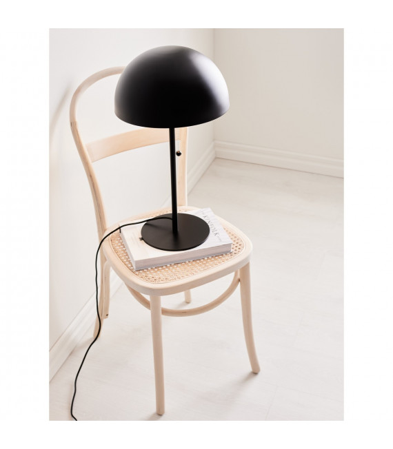Lámpara de mesa Dome Metal Negro 2 bombillas 54,5cm