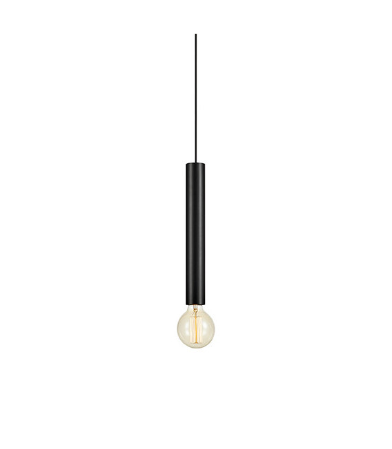 Design Pendelleuchte Sencillo Metal Black 1 Birne 35cm