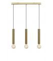 Sencillo Metal Brass Pendant 3 bulbs 35cm