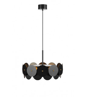 Ceiling light Vegas Metal Black 3 bulbs 35cm