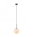 Dione Black Metal Pendant 1 bulb 47cm