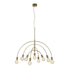Lavello Latón Metal Colgante 9 bombillas 88cm