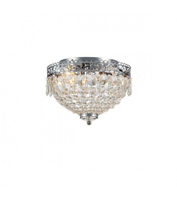 Ceiling light Design Joline Metal Chrome 2 bulbs 19cm