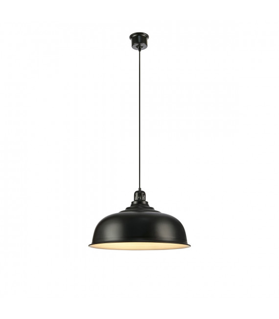 Lampada a sospensione Port Metallo nero 1 lampadina 29cm