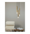 Sencillo Metal Brass Pendant 3 bulbs 35.5cm