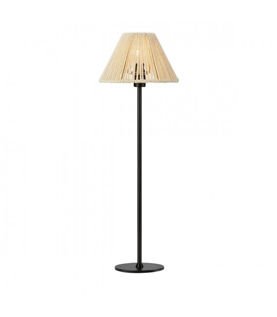 Lampe de table Corda Métal Noir 1 ampoule 61,5cm