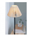 Table lamp Corda Black Metal 1 bulb 61.5cm