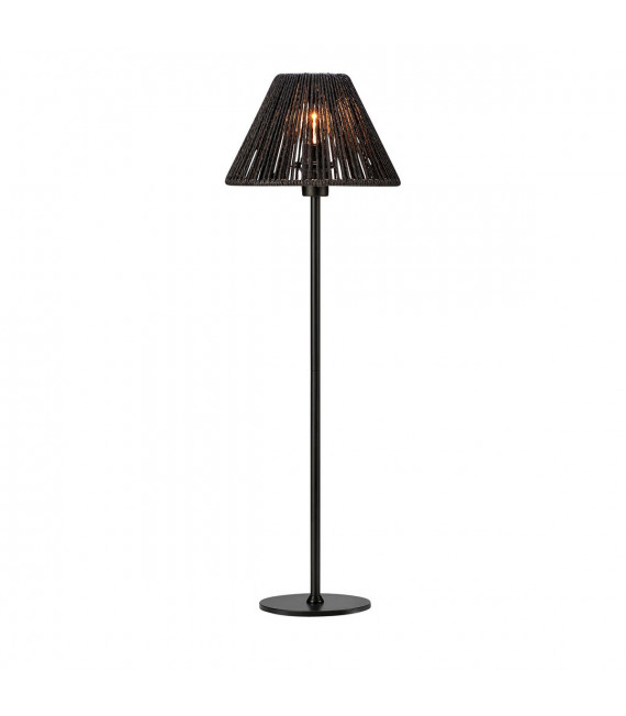 Lampada da tavolo Corda Black Metal 1 lampadina 61,5 cm