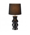 Table lamp Sienna Ceramic Black 1 bulb 46cm