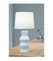 Lampe de table Sienna Céramique blanc 1 ampoule 46cm