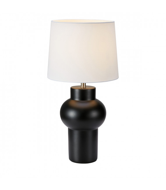 Shape Keramik-Tischlampe Schwarz 1 Glühbirne 46cm