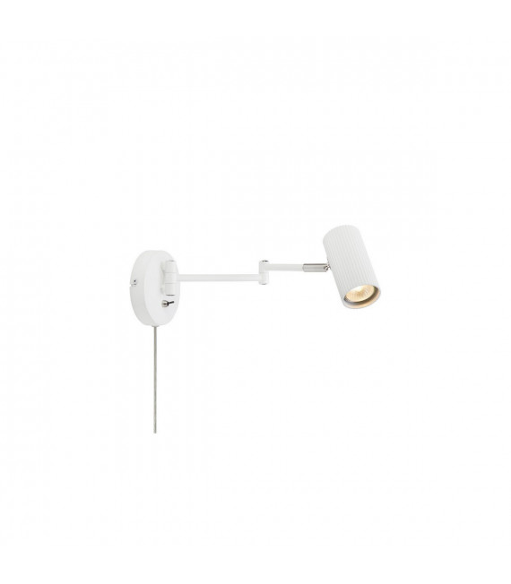 Wall lamp with reading light Costilla White metal 1 bulb 41cm