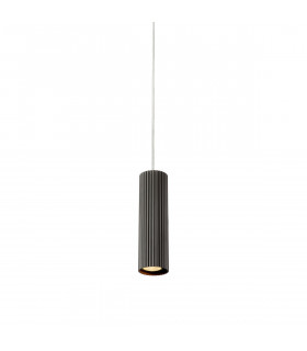 Suspension design Costilla Métal Transparent 1 ampoule 24cm