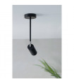 Spot Torino Métal Noir 1 ampoule 29,5cm