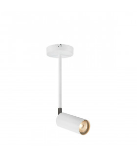 Spotlight Torino White metal 1 bulb 29.5cm