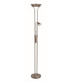 Floor lamp with reading light Detroit Metal Steel 2 bulbs 180cm