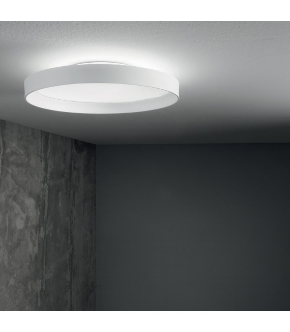 Plafoniera LED integrata Fly Metallo, alluminio, plastica bianca 1 lampadina 7cm