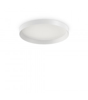 Plafón LED integrado Fly Metal, aluminio, plástico blanco 1 bombilla 7cm