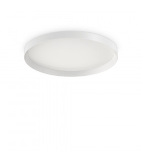 Integrated LED ceiling light Fly Metal, aluminium, white plastic 1 bulb 7cm