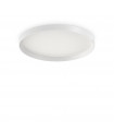 Integrated LED ceiling light Fly Metal, aluminium, white plastic 1 bulb 7cm