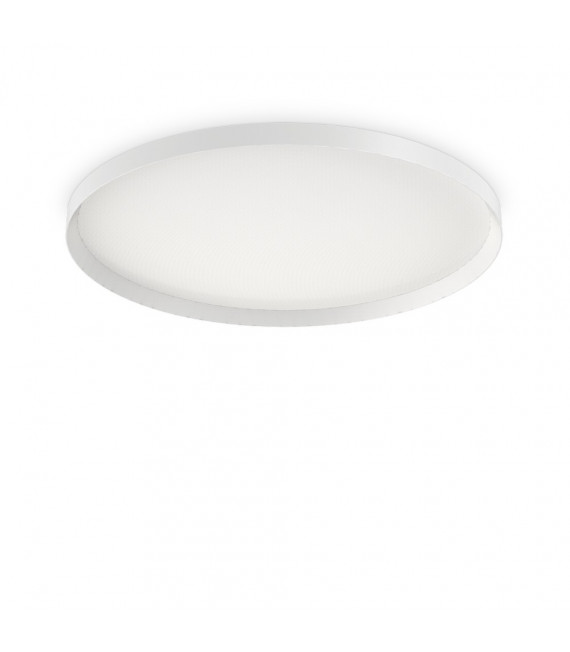 Plafonnier LED intégré Fly Métal,aluminium,plastique blanc 1 ampoule 7cm
