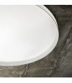 Plafonnier LED intégré Fly Métal,aluminium,plastique blanc 1 ampoule 7cm