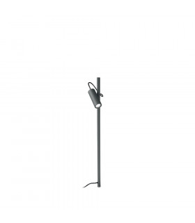 Gartenpoller Hub Metall, Aluminium Anthrazit 1 flammig 74,5cm