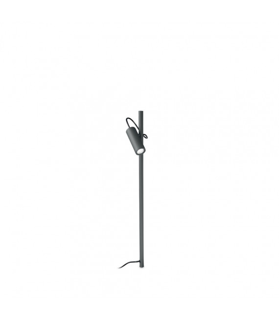Borne de jardin Hub Métal,aluminium Anthracite 1 ampoule 74,5cm