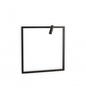 Applique LED intégré Syntesi Métal Noir 1 ampoule 60cm