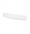 Integrated LED wall light Echo White metal 1 bulb 9cm